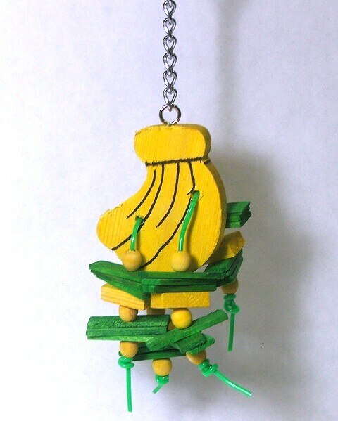 Large Bird Toys - Banana Large Toy - All Parrot Products