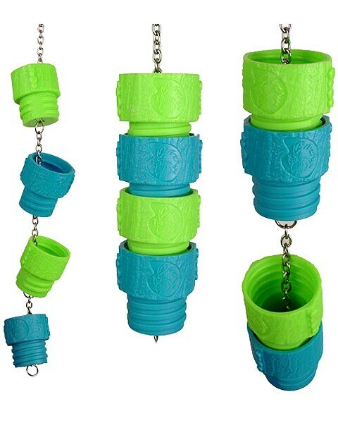 Foraging Toy - Turn'n Learn Logs Large Parrot Toy - Bird Toy
